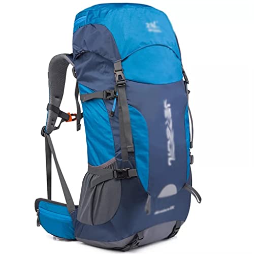 XFZJCHAP 55L Wander-Outdoor-Tasche, Reiserucksack, verschleißfester Sportrucksack mit Regenschutz (Farbe: D, Größe von XFZJCHAP