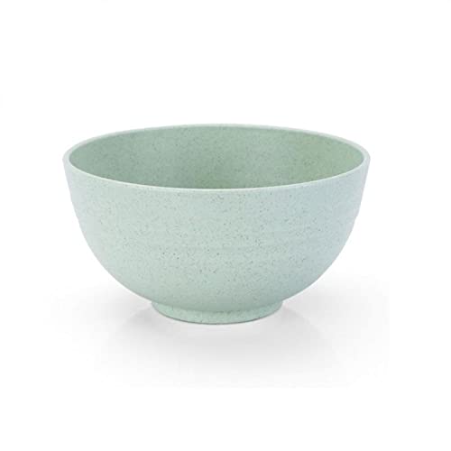 XFZJCHAP Bowl 1PC Tragbares wiederverwendbares Haushaltsgerichtset für Erwachsene Löffel Gabel Cup Salat Suppe Schüssel Teller Küchentafel Set (Farbe: Grün) von XFZJCHAP