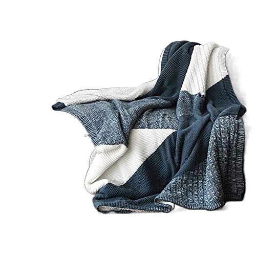 XFZJCHAP Kissen Winter warme Textur PlaidBlanket Strickmuster Design Flauschige weiche Doppelbettdecke Tagesdecke Decken von XFZJCHAP