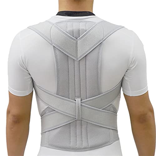 XFZJCHAP Korrektor Rückenstütze Schlüsselbeinstütze Stop Slouching Buckel Verstellbarer Trainer (XX-Large) von XFZJCHAP