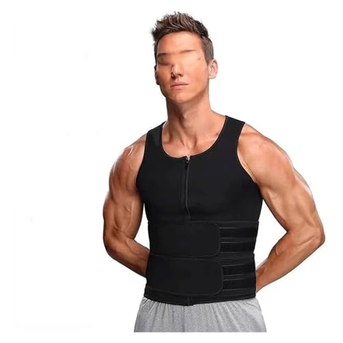 XFZJCHAP Männer Zurück Taille Corrector Einstellbare Erwachsene Korrektur Gürtel Taille Trainer Schulter Lendenwirbelstütze Wirbelsäule Unterstützung Gürtel Weste (3XL) von XFZJCHAP