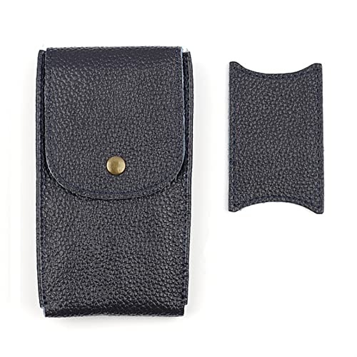 XFZJCHAP Uhrenbox Echtes Leder-Uhrenbox-Armband-Aufbewahrungstasche Tragbare Reiseschmuck-Leder-Uhrentasche für Männer und Frauen Uhren-Organizer zur Aufbewahrung und Anzeige (Farbe: C) von XFZJCHAP