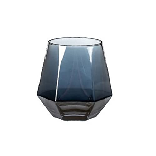 XFZJCHAP Wasserbecher Glas Familienbier Weinbecher Homestay Kaffee Glasbecher Kreative Küche Saft Whisky Tumbler Wasser zum Trinken Trinkgeschirr (Farbe: Transparent) von XFZJCHAP