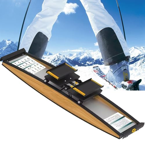 Skitrainer-Maschine, Aerobic-Ski-Maschine, Trainingsgerät, Indoor-Skisimulator, Fitness-Skimaschine, Body-Balance-Trainingsmaschine for Muskeln, Einstellwiderstand, for Fitnessstudio, Taille von XGHDPBM