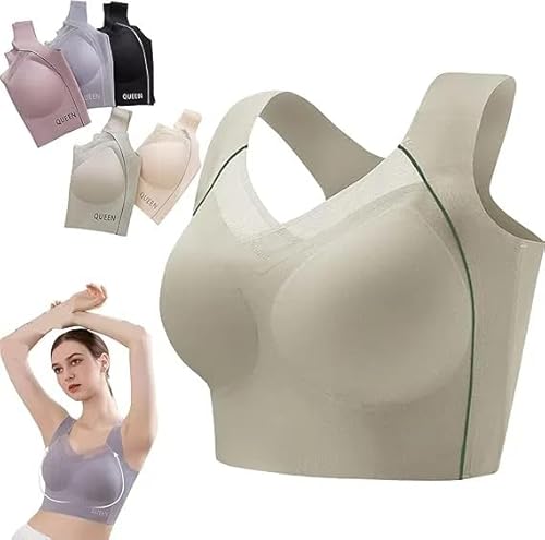 XGWDP Bra Older Women, Push-Up Full Cup Bra, Posture Correction Bra, Bra for Senior Women (Medium,05) von XGWDP