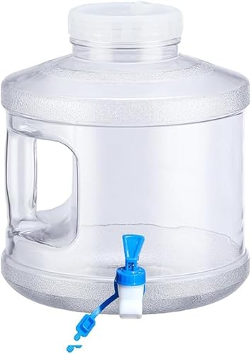 XIANGLV 7.5L Wasserkanister mit Hahn und Schraubdeckel Camping Wasserkanister BPA-frei Trinkwasserkanister,Wassertank Camping mit Griffen (Weiß) von XIANGLV