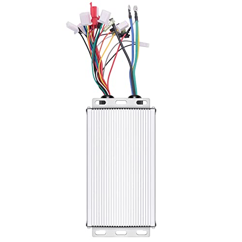 48 V 60 V 72 V 3000 W Hub Motor Controller 24 Mos MAX80 A für E-Bike E-Scooter Bldc Motor Controller, Silber/schwarz von XIAOJUN