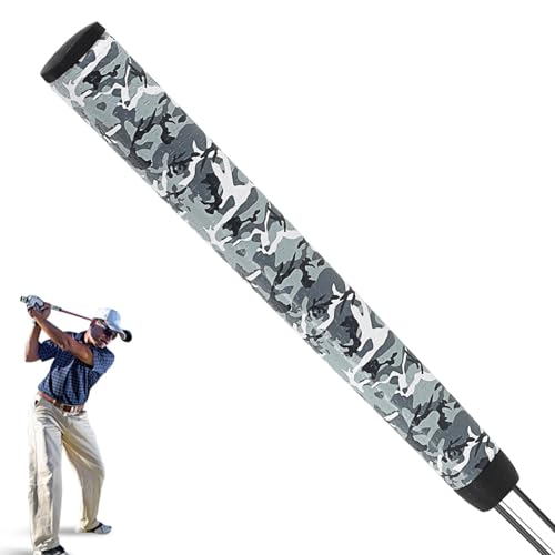 XIAOXIAOYU Golfgriffe Putter, dicker Puttergriff | Standard-Golfschlägergriff mit flacher Seite und hohem Feedback - Puttergriff, Golf-Übungshilfe-Griff, bequeme Golfgriffe, rutschfest, für Golfer von XIAOXIAOYU