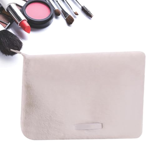 XIAOXIAOYU Puffy Make-up-Tasche, Plüsch-Make-up-Tasche | Tragbarer Reise-Kulturbeutel für Damen, Make-up-Taschen-Organizer - Reise-Make-up-Tasche mit Reißverschluss. Trendige Make-up-Tasche für von XIAOXIAOYU