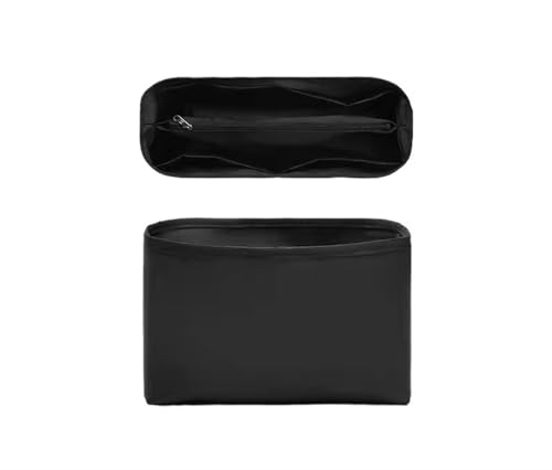 Innentasche for Longchamp-Hobo-Tasche. Aufbewahrungstasche mit Brieftaschenfutter. Innentasche der mittleren Tasche(Black) von XIAOYIBAIHUOUK