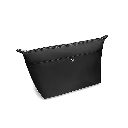 Sleeve Bag Nylon Zipper Sleeve Bag Handbag Organizer Innentasche for Longchamp Handtasche(Black,X-Small) von XIAOYIBAIHUOUK