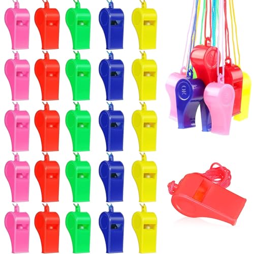 XIAQICA 72 Stück Trillerpfeife Kinder Plastik Pfeifen mit Umhängeband Sportpfeifen Set Farben Schiedsrichterpfeife Pfeife für Trillerpfeife Laut Notfall Trainer Lehrer Schulsport XIAQICA 72 Stück Trillerpfeife Kinder Plastik Pfeifen mit Umhängeband Sportpfeifen Set Farben Schiedsrichterpfeife Pfeife für Trillerpfeife Laut Notfall Trainer Lehrer Schulsport von XIAQICA