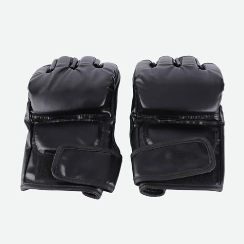 Boxhandschuhe Kickboxing Sparring Stanzen Schwerer Taschen schwarz für Männer Frauen von XIASABA