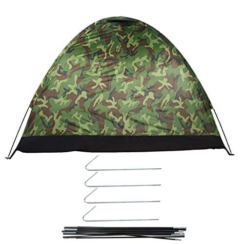 XIASABA Zelt 4 Zelte 62. 0×12. 0×10. 0 Outdoor-Camouflage-UV-Zelt für Familien, Camping, Wandern, 2 Zelte von XIASABA