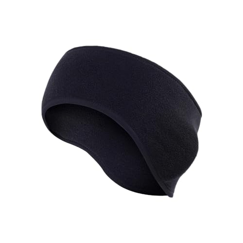 Xiasaba Winter Sports Band Stretchy Band Warm Band zum Joggen rennen Wandern (Schwarz) von XIASABA