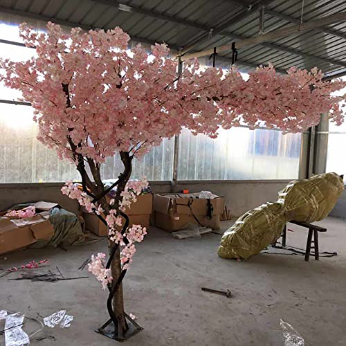 Große Pflanze, künstlicher japanischer rosa Kirschblütenbaum, handgefertigte gefälschte Sakura-Seidenblumendekoration, Wunschbaum, für Hochzeit, Veranstaltung, Party, Restaurant, Einkaufszentrum, 1,2 von XIBANY