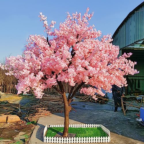 Japanische künstliche Kirschblütenbäume, große Pflanze, handgefertigt, gefälschte Sakura-Seidenblumendekoration, Wunschbaum für Hochzeit, Veranstaltung, Party, Restaurant, Einkaufszentrum, 2,5 x 2,2 von XIBANY