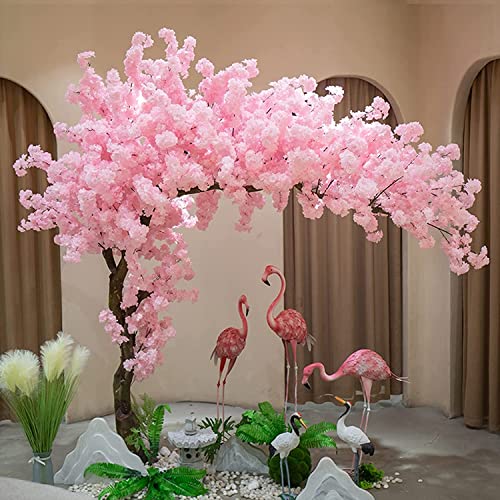 XIBANY 1,8 * 1,5 m künstliche Kirschblüten-Blumen, Simulationsbaum, künstliche Pflanzen, dekorativer künstlicher Baum für den Innenbereich, künstliche Ranken, Blumen, Pink-2 * 2 m Feito NA China von XIBANY