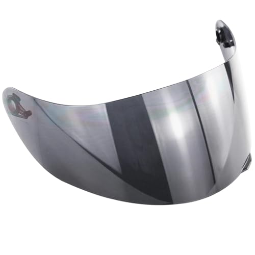 XIEweiZHI Helmvisiere Motorrad-Windschutz-Helmlinsen-Visier-Ersatz for Integralhelm(Grey) von XIEweiZHI