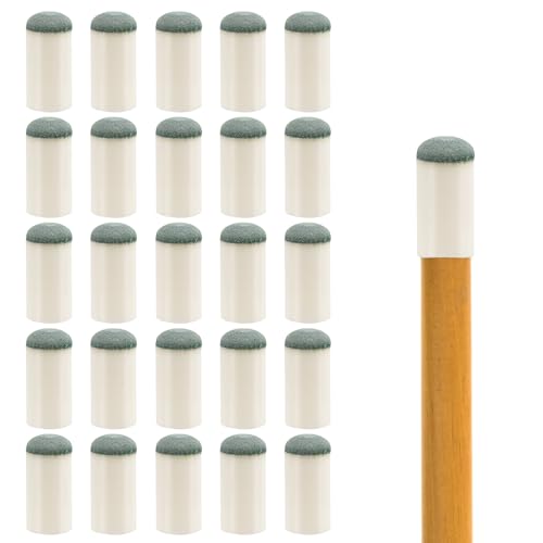 XIHIRCD 20stk Billard-Queue-Spitzen, 1,3x3cm Cue Tipps Ersatz Aufsteckbare Pool Queue Spitzen Billardtisch-Zubehör Billard-Stock-Spitzen für Snooker und Billard XIHIRCD 20stk Billard-Queue-Spitzen, 1,3x3cm Cue Tipps Ersatz Aufsteckbare Pool Queue Spitzen Billardtisch-Zubehör Billard-Stock-Spitzen für Snooker und Billard von XIHIRCD