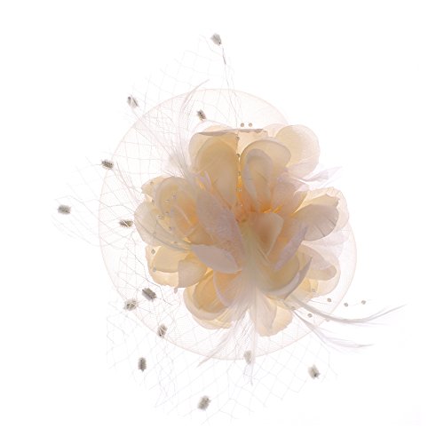Fascinator Damen Hut Haarschmuck Blume Bankett Mesh Hut Feder Haarklammer Karneval Brautschleier Elegant Haarspangen Vintage Haarclip Hochzeit Haarreif Cocktail Party Kopfschmuck Tea Fasching Partyhut Fascinator Damen Hut Haarschmuck Blume Bankett Mesh Hut Feder Haarklammer Karneval Brautschleier Elegant Haarspangen Vintage Haarclip Hochzeit Haarreif Cocktail Party Kopfschmuck Tea Fasching Partyhut von XINCHIUK