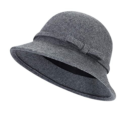 Filzhut Damen Wintermütze Warm Fischerhut Schleife Winterhut Weich Wollmütze Wollfilz Fedorahüte Elegant Damenhut Einfarbig Schirmmütze Filz Topfhut Wandern Glockehut Winter Filzmütze Outdoor Filzhut Damen Wintermütze Warm Fischerhut Schleife Winterhut Weich Wollmütze Wollfilz Fedorahüte Elegant Damenhut Einfarbig Schirmmütze Filz Topfhut Wandern Glockehut Winter Filzmütze Outdoor von XINCHIUK
