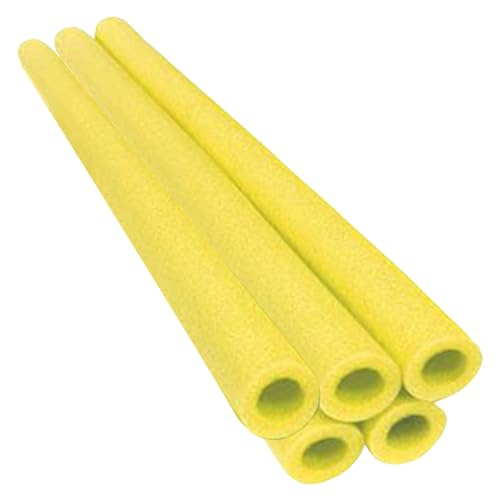 Ersatzpolster for Trampolin, Ersatzschutzstangen aus Schaumstoff for Trampolin, Schaumstoffröhren zur Polsterung, weiche Sprungtuchstangen, 40 cm Schaumstoffrohrschwamm(Yellow) von XINCXIN