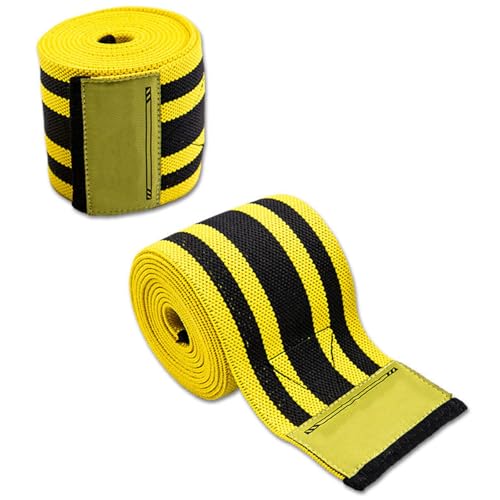 XINGLIDA 1 Paar Anti Rutsch Kniebandage Für Laufen Und Sport Flexible Kniebandage Verstellbare Wrap Around Kniebandage Mit Riemen von XINGLIDA