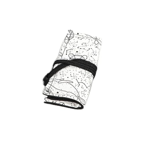 XINGLIDA Constellation 12/24/36/48/72 Loch Leinwand Roll Pen Vorhang Bleistift Tasche für Etui, 24#, 34*20cm von XINGLIDA