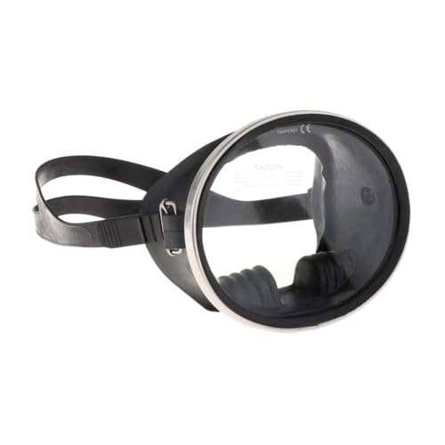 XINGLIDA Professionelle Tauchmaske Ovale Form Klare Panoramabrille Gehärtetes Glas Unterwasser Tauchermaske Tauchbrille von XINGLIDA