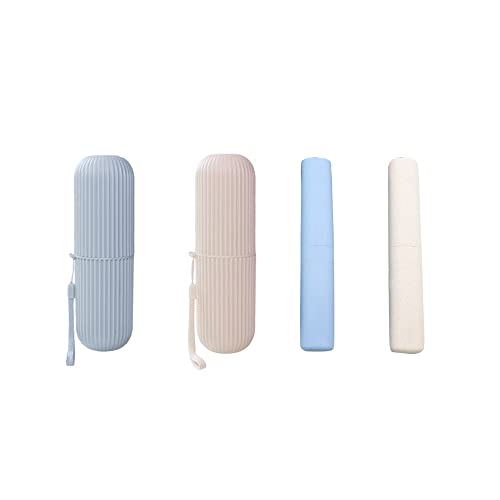 XINGSUI 4PCS Travel Toothbrush Case, umweltfreundliche Zahnbürste Zahnpasta Halter Carrier für Wandern Camping Geschäftsreise XINGSUI 4PCS Travel Toothbrush Case, umweltfreundliche Zahnbürste Zahnpasta Halter Carrier für Wandern Camping Geschäftsreise von XINGSUI
