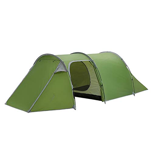 Camping Zelt 3-4 Personen im Freien Camping Zelt Polyesterlarge Raum Raum Wanderlager Zelte(Grün) von XINQIK