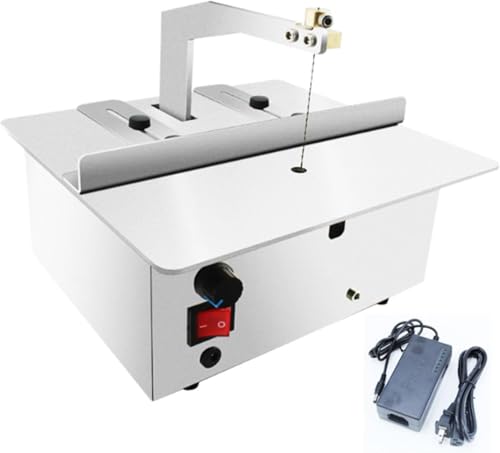 XINRISHENG 180W 400RMP Multifunktions-Elektrodrahtsägen-Kit, 110V-240V Mini-Tisch-Maschendrahtsäge oder Schneiden von Jade, Porzellan, Holz von XINRISHENG