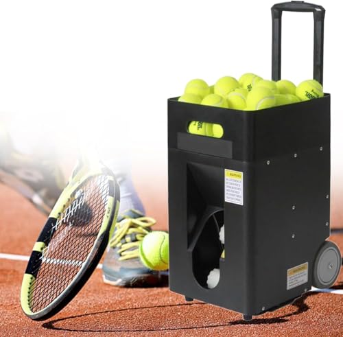 XINRISHENG Tragbare Tennisballmaschine, automatische Wurfmaschine, Trainer/Werfer/Ausrüstung für das tägliche Training, Einstellbarer Wurfwinkel von XINRISHENG