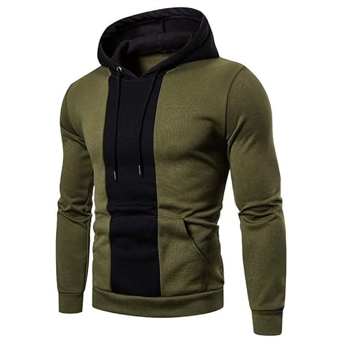 XIREM1FRA Herren Damen Hoodie Langarm Kapuzenpullover Sport Gym Pullover Kapuzenjacke Sweatjacke Casual Outdoor Kordelzug Slim Sweatshirt,S,Green von XIREM1FRA