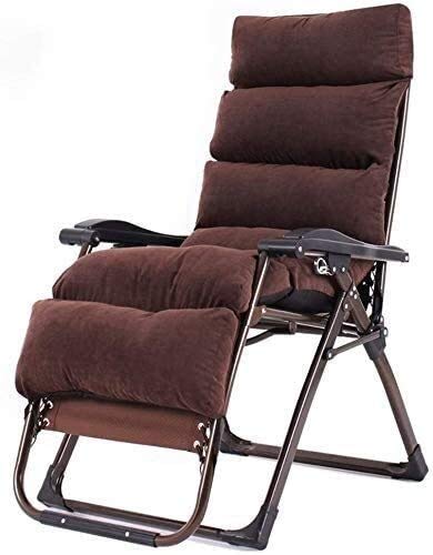 Sonnenliege Gartenstühle Klappbarer Liegestuhl Schwerelosigkeits-Patio-Liegestuhl Klappbarer Outdoor-Liegestuhl für Terrasse Veranda Gartendeck Rasen Rasen Camping Tragbarer Stuhl, Unterstützung 200 von XIUKANGNB