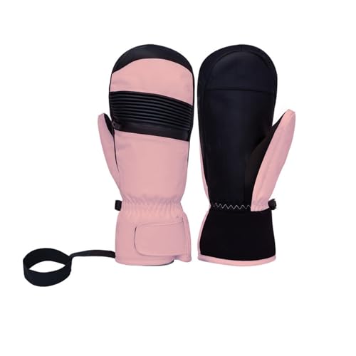 XIUXIYIXIA Skihandschuhe für Damen, Winterhandschuhe, wasserdicht, winddicht, kältebeständig, Touchscreens, Sport, Thermohandschuhe zum Skifahren von XIUXIYIXIA