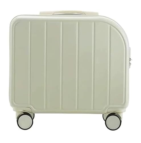 XJLCXLP Handgepäck, 18-Zoll-Koffer mit 4 Rädern, strapazierfähige Hartschalen-Gepäcktasche aus PVC für Reisekoffer, Handgepäck von XJLCXLP