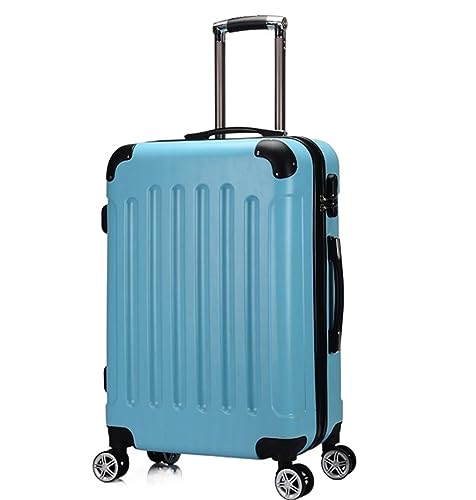 XJLCXLP Handgepäck, 20-Zoll-Hartschalenkoffer, Geschäftsreisegepäck, tragbare Koffer mit Rollen, Handgepäck mit Doppelreißverschluss von XJLCXLP