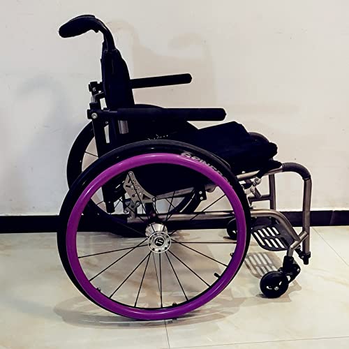 XJZHANG 24 Zoll - Rollstuhl-Schiebering-Schutzhülle, rutschfest/Verschleißfest, Rollstuhl-Schieberandabdeckungen von XJZHANG