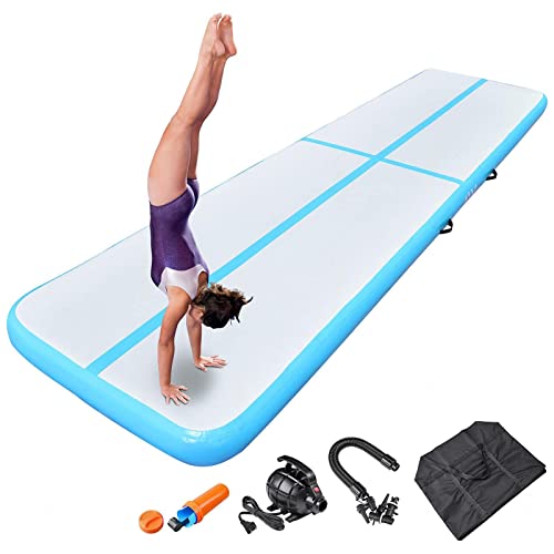Gymnastik-Luftmatte, Luftfass-Gymnastikrolle mit Pumpe für Zuhause/Training/Yoga/Wasser von XKNANXCA