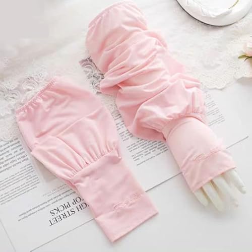 XKUN Armstulpen Sommer Loser Sonnencreme Fahren EIS Seidenhülle Frauen Langlange Uv -Schutzhülle Arm Arm Handhandschuh Eishülle-Pink XKUN Armstulpen Sommer Loser Sonnencreme Fahren EIS Seidenhülle Frauen Langlange Uv -Schutzhülle Arm Arm Handhandschuh Eishülle-Pink von XKUN