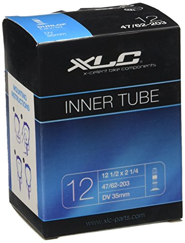 XLC Unisex – Erwachsene Fahrradschlauch 12 1/2 x 2 1/4 47/62-203 DV 32 mm, schwarz, One Size XLC Unisex – Erwachsene Fahrradschlauch 12 1/2 x 2 1/4 47/62-203 DV 32 mm, schwarz, One Size von XLC