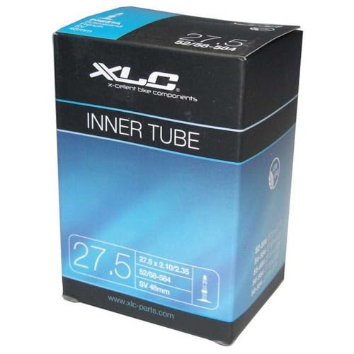 XLC Unisex – Erwachsene Fahrradschlauch 27.5 x 2.10/2.35 52/58-584 SV 48 mm VT-S27, Schwarz, One Size XLC Unisex – Erwachsene Fahrradschlauch 27.5 x 2.10/2.35 52/58-584 SV 48 mm VT-S27, Schwarz, One Size von XLC