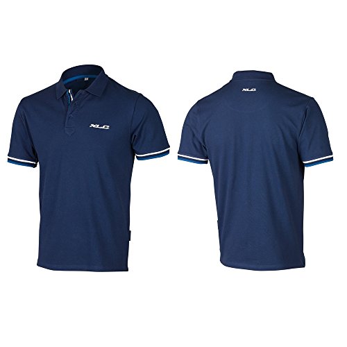 XLC Jungen Poloshirt JE-C16, blau, XS XLC Jungen Poloshirt JE-C16, blau, XS von XLC