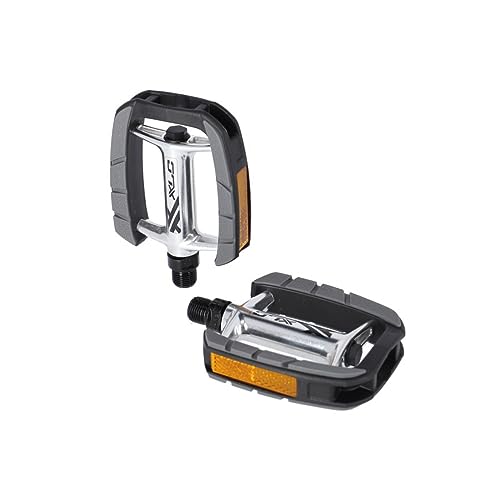 XLC City-/Comfort-Pedal PD-C08, Silber, Schwarz, One Size XLC City-/Comfort-Pedal PD-C08, Silber, Schwarz, One Size von XLC