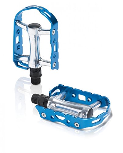 XLC Pedale MTB Ultralight, Silber/Blau, 20x10x4cm XLC Pedale MTB Ultralight, Silber/Blau, 20x10x4cm von XLC
