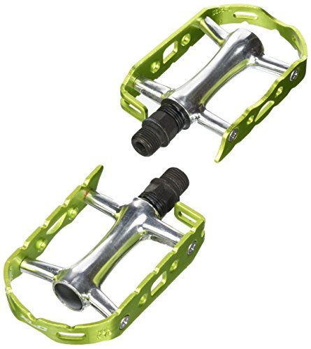 XLC XLC Pedale MTB Ultralight, Silber/Limegreen, One Size XLC XLC Pedale MTB Ultralight, Silber/Limegreen, One Size von XLC
