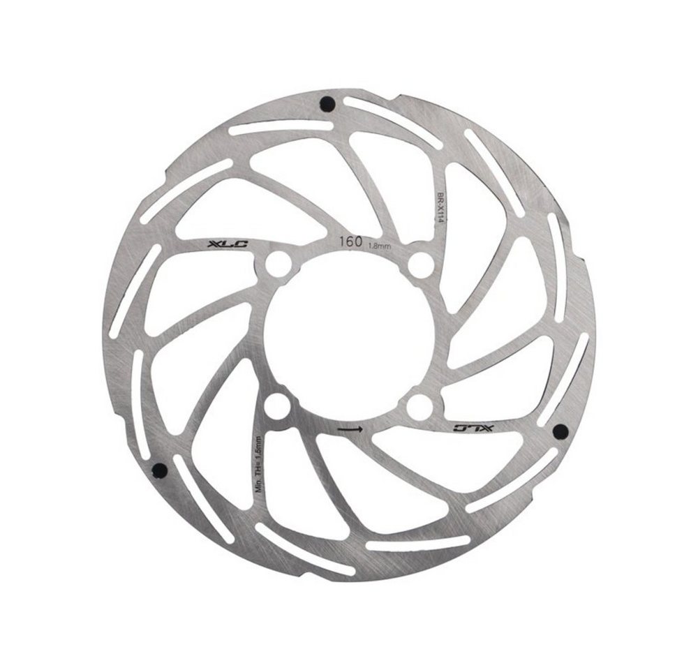 XLC Scheibenbremse Bremsscheibe BR-X114, Ø 160/1,8 mm, für Rohloff HR-Nabe XLC Scheibenbremse Bremsscheibe BR-X114, Ø 160/1,8 mm, für Rohloff HR-Nabe von XLC