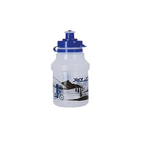 XLC Trinkflasche Kids WB-K14 350ml inklusive Halter 'skyline' von XLC